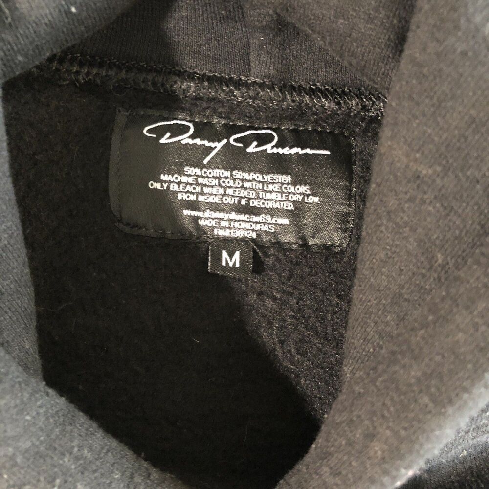 Danny Duncan Virginity Rocks Hoodie Sweatshirt Mens M Black Classic Car 50s 60s - Picture 5 of 9